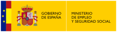 Logotipo del Ministerio de empleo y seguridad social